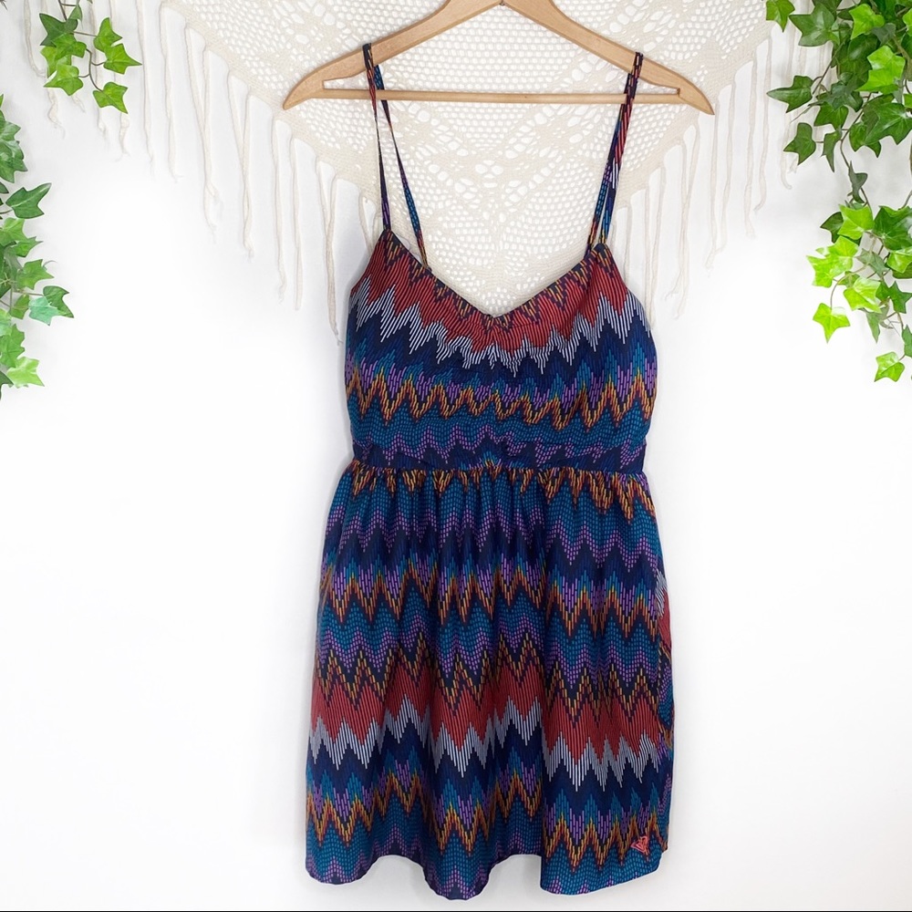 Roxy Chevron Print Sundress